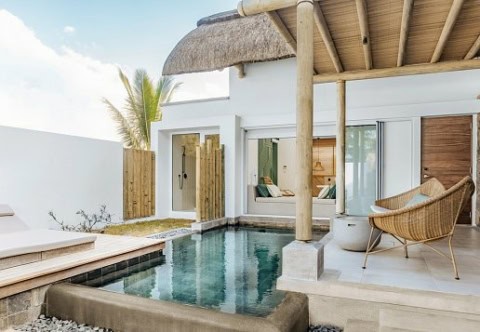 Private Villa im Sunrise Attitude Belle Mare mit eigenem Pool und Terrasse