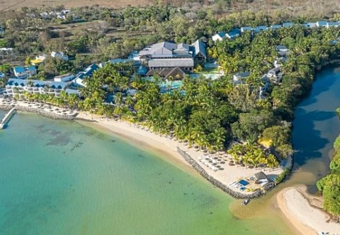 Modernes Schlafzimmer im The Ravenala Attitude Mauritius