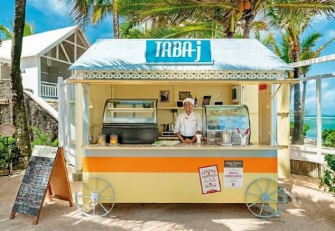 Strandkiosk Taba-J im Tropical Attitude Mauritius