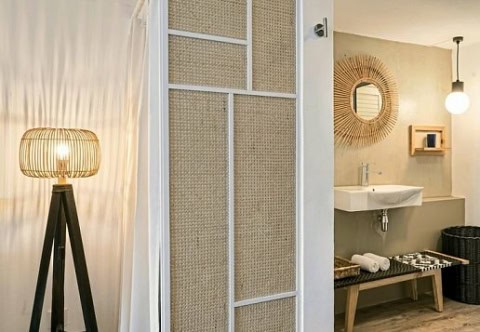 Badezimmerdetail im Tropical Attitude Mauritius