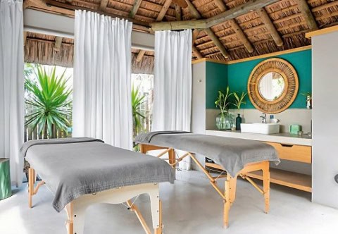 Spa-Behandlungsraum im Tropical Attitude Mauritius